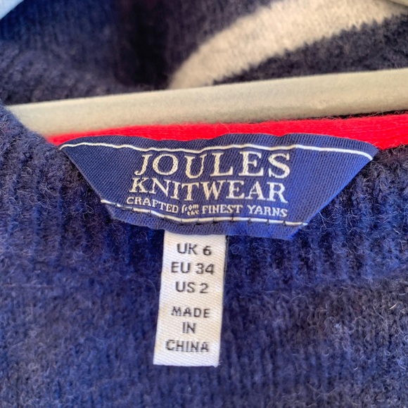 Joules Star & Stripe Blue Sweater Size Small - Picture 3 of 12